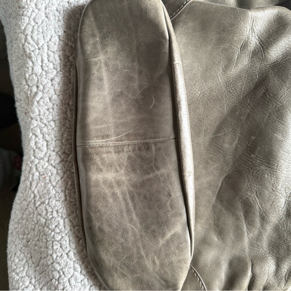 Frye Taupe Leather Shoulder Bag - Picture 3 of 4